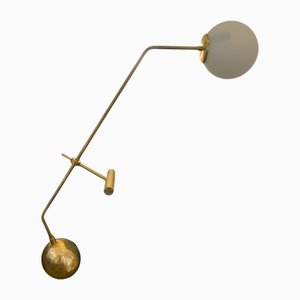 Brass and Murano Glass Table Lamp, 1970s