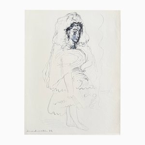 Pablo Picasso, Jacqueline en espagnole, 1967, Lithograph