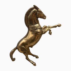 Figurine Cheval Vintage en Laiton