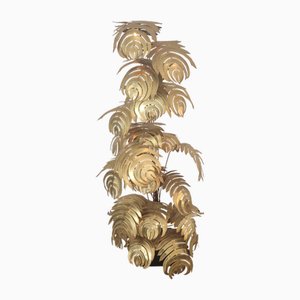 Monstera Floor Lamp from Maison Jansen, France, 1980s
