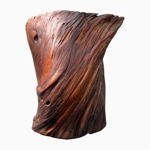 Vase Ikebana en Bois de Racine, Japon, 1920s