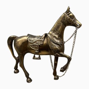 Figurine Cheval Vintage en Laiton