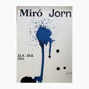 Miró & Jorn, Ausstellungsplakat, 2021, Druck