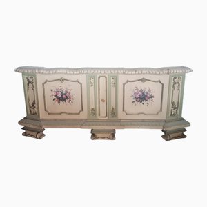 Venezianisches Fußteil für Doppelbett im Barockstil, 1950er