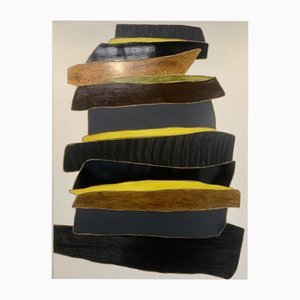 Kardesch, Green Balance 2516, Oil on Canvas