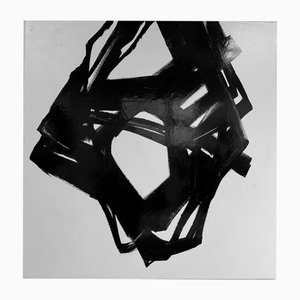 Kardesch, Black Mirror, Oil on Canvas