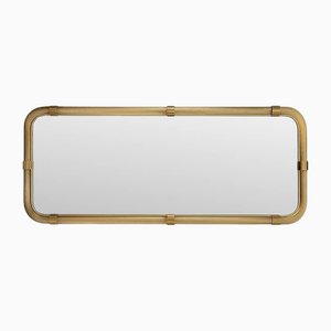 Italian Venetian Torciglione Torchon Murano Glass Wall Mirror by Simoeng