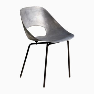 Silla Tonneau Mid-Century moderna de Pierre Guariche para Steiner, Francia, años 50