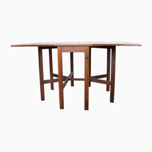 Danish Extendable Folding Table in Rosewood, 1960s