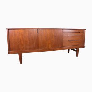 Danish Brutalist Sideboard in Teak by Henning Kjaernulf for Vejle Stole, 1960s