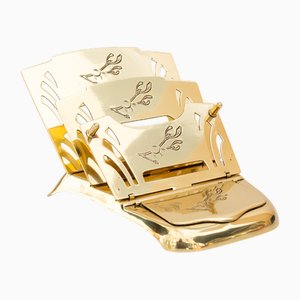 Art Deco Letter and Stamp Holder, Vienna, 1920s