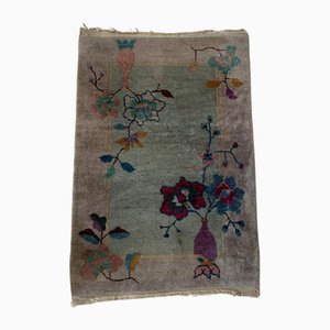 Tappeto antico Art Déco fatto a mano, Cina, anni '20