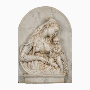 Madonna and Child in Marble by Marco D'Urso