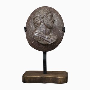 Egyptian Porphyry Himerator Oval by Marco D'Urso