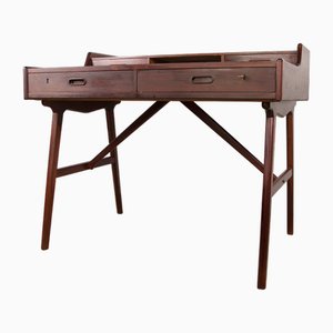 Danish Model 56 Desk in Rosewood by Arne Wahl Iversen for Vinde Mobelfabrik, 1960s