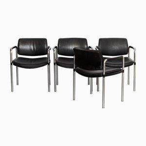 Nr. 3712 Konferenzstühle von Jørgen Kastholm für Kusch & Co., 1970er, 4er Set