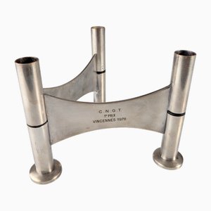 CNGT Tennis Prize Candleholder by Roger Tallon for Ravinet Denfert, 1978