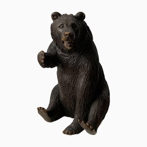 Swiss Carved Wooden Bear