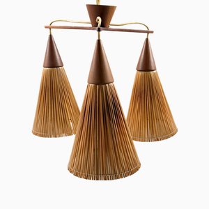 Lampada da soffitto grande di Ib Fabiansen per Fog & Mørup, Danimarca, anni '60