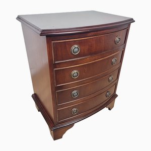 Commode de Chambre Vintage à 4 Tiroirs en Acajou, 1950s
