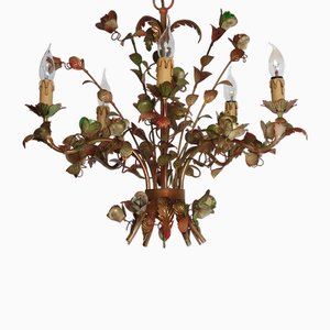 Lustre à 5 Lumières Bouquet en Métal de Schröde, 1970s
