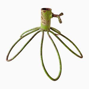 Antique Hand-Forged Iron Christmas Tree Stand, 19th Century