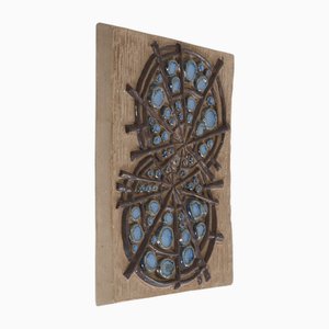 Abstrakte Keramik Wheels Wandtafel von Marianne Starck für Michael Andersen, 1960er