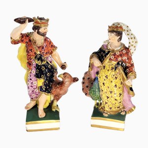 Bloor Period Jupiter and Juno Figures from Royal Crown Derby, 1830s, Set of 2