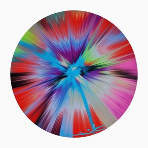 Damien Hirst, The (Spin) Heni H12-3, 2023, Stampa artistica su tela