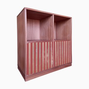 Rot gestreiftes Wolf Sideboard von Pietro Meccani für Meccani Design