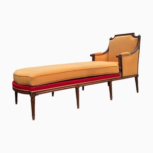Chaise Longue Style Louis XVI Antique, 1890s