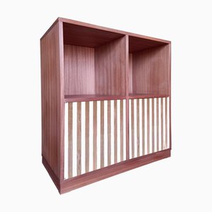 Credenza Wolf a righe verde di Pietro Meccani per Meccani Design