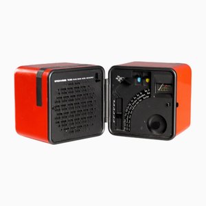 Brionvega TS 505A Red Cube Radio by Zanuso & Sapper