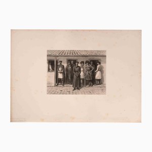 Auguste Raffet, Camp de Garde à Bourgas..., Lithograph, 1845