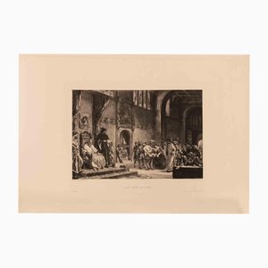 Charles Courtry, Les Deux Foscari, Etching, 1891