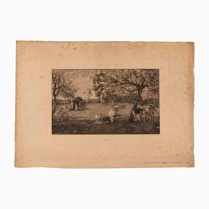 Robert Walker Macbeth RA, Spring, Etching, 1879