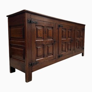 Mid-20th Century Solid Oak Counter