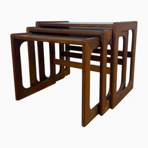 Nesting Tables in Teak, Denmark, 1960s, Set of 3