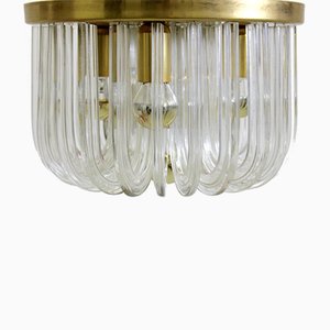 Crystal Glass Flush Mount by Cari Zalloni for Bakalowits & Söhne, 1960s
