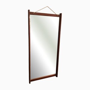 Specchio con cornice in teak