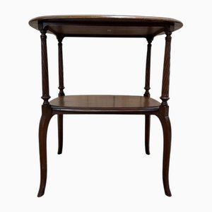 Two-Tiered Mahogany Coffee Table