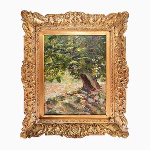 Ferruccio Rontini, Monte Passi, 1922, Öl auf Holz