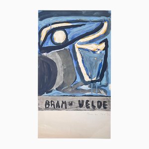 Bram Van Velde, Ohne Titel, 1970er, Lithographie