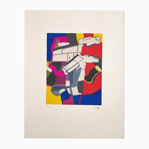 Maurice Estève, Bougri, 1974, Lithograph