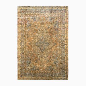 Middle Eastern Hand-Knotted Kerman Lavar Rug