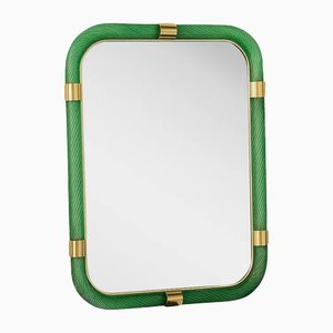 Rectangular Torciglione Wall Mirror by Simoeng