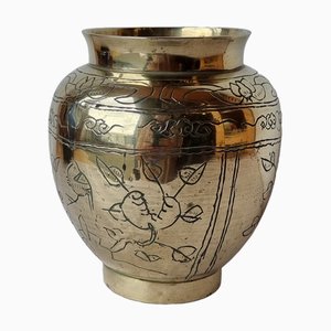 Mid-Century Modern Chinese Brass Vase, 1950s