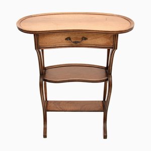 French Kidney-Shaped Side Table, 1920s