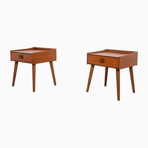 Mesitas de noche Mid-Century de Ib Kofod Larsen para G-Plan, Reino Unido, años 60. Juego de 2