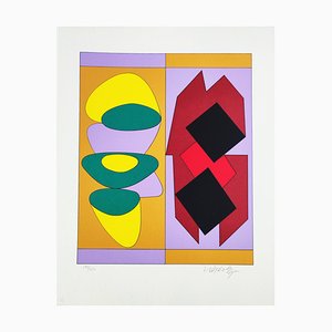 Victor Vasarely, Kris Bille, 1989, Siebdruck